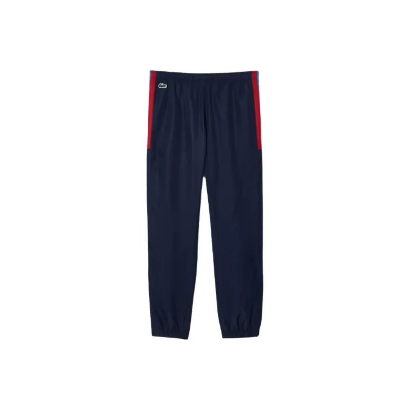 LACOSTE Knitted Sports Pants Men's Navy Blue-0