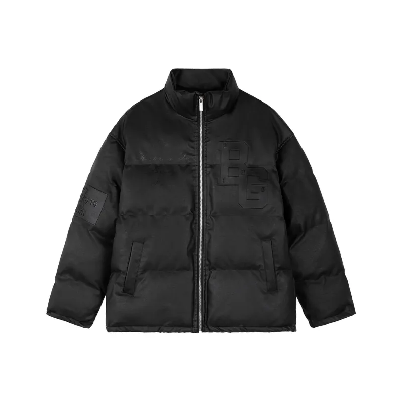 BING Puffer Jacket Unisex Black-0