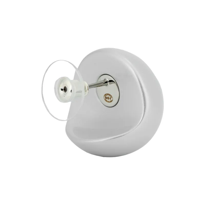 CHANEL Metal, Resin Stud Earrings Women's White-3
