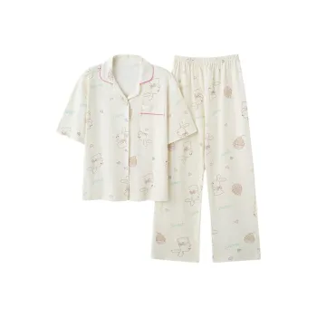 Lan Miao Pajama Set Women's Ivory