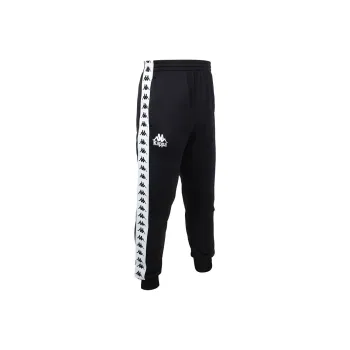 Kappa Knitted Sports Pants Men's Black White