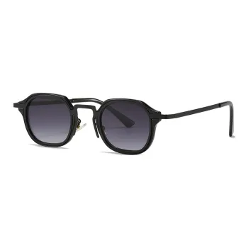 YUZHAOLIN Plastic Metal Round Sunglasses Unisex