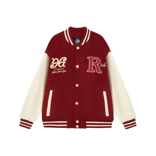 Palladium Baseball Jacket Unisex Dried Tomato Red