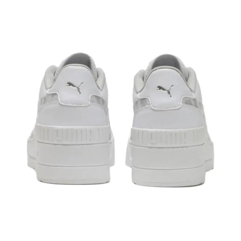 PUMA Carmen Low Top Skateboard Shoes Women's White-3