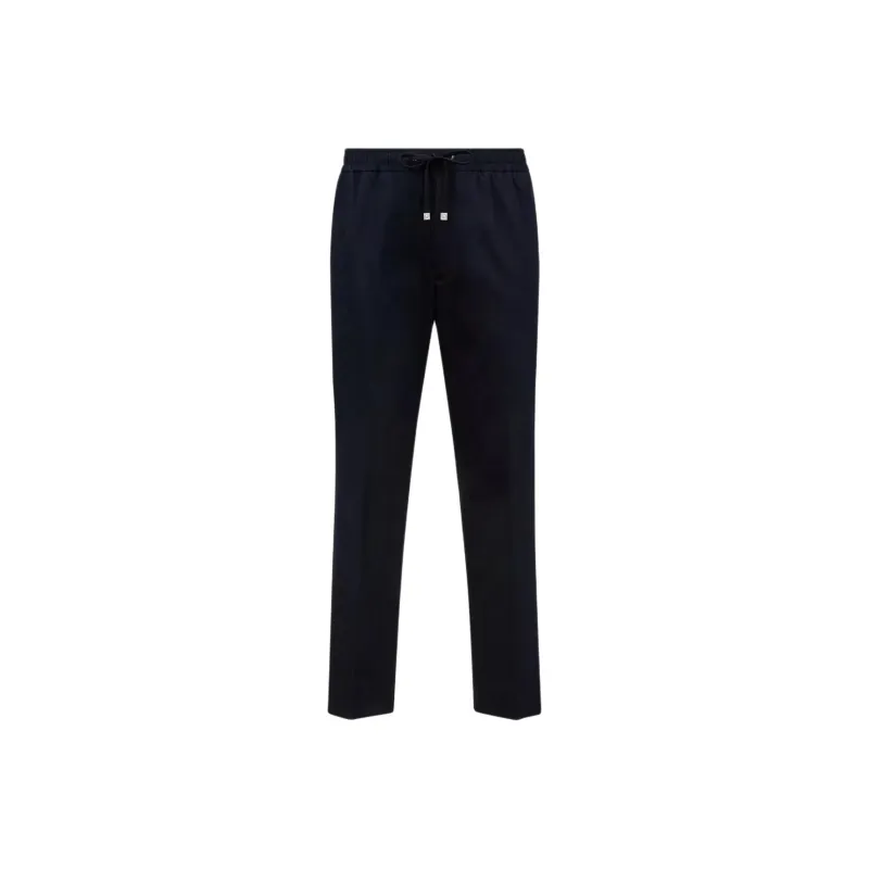 Moncler Drawstring Crepe Jogging Trousers-0