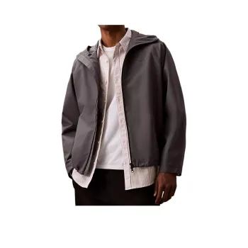 CALVIN KLEIN Trench Coat Men's Gray