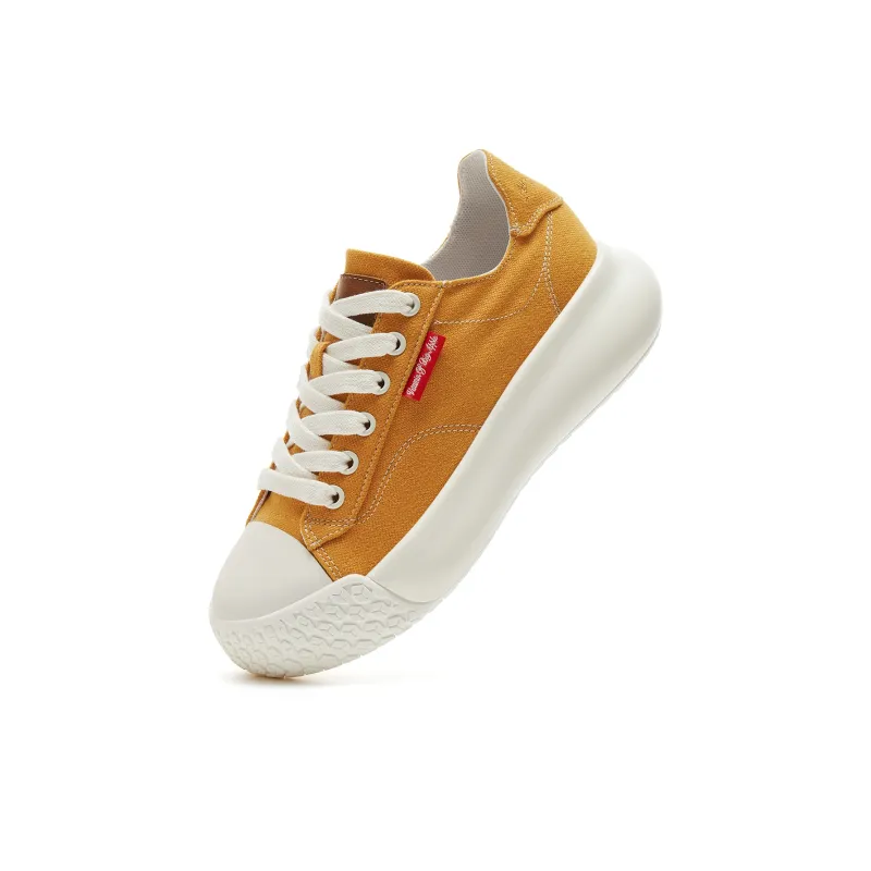 VOBA Anti Slip And Wear Resistant Height Increasing Low Top Canvas Shoes Women's-2