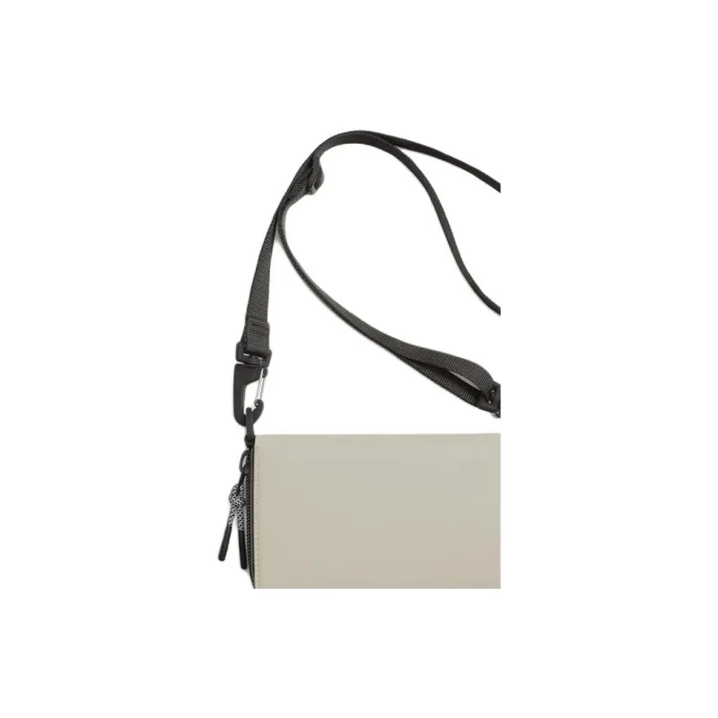 ZARA Polyurethane With Polyester Wallet Large Size Men's Pearl Gray-4