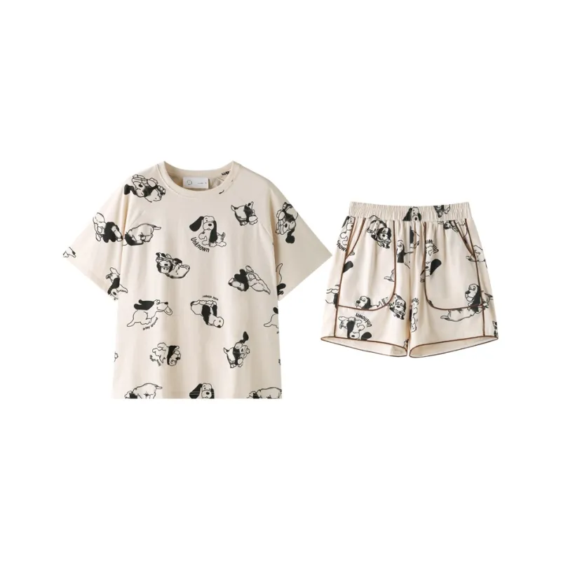 Meonsill Pajama Set Women's Apricot-0