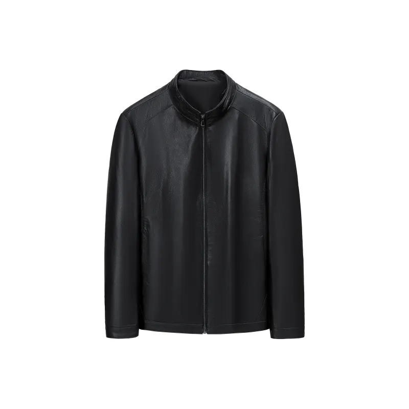 Maserati Leather Jacket Unisex Black-0