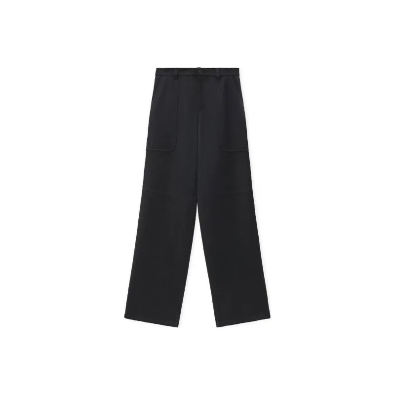 LOEWE FW24 Cargo Pants Men's Black-0