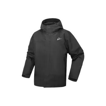 Sonic Cat Water Resistant Windproof Breathable Windbreaker Jacket Unisex Black