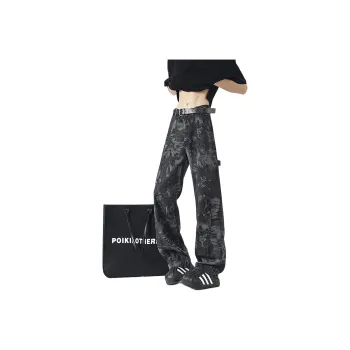 Teddy Zoo Jeans Unisex Black Snake Pattern