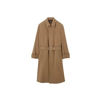 Loro Piana Tommaso FW24 Trench Coat Men's Earthy Earth Yellow