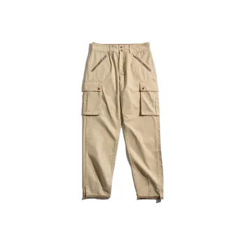MADEN Casual Pants Men Khaki