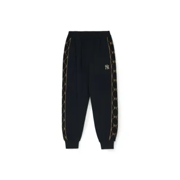 MLB New York Yankees Dia Monogram Casual Pants Unisex Black