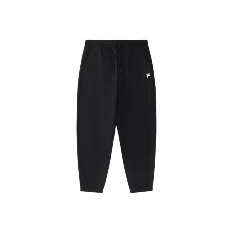 FILA FUSION FOB Series Knitted Sports Pants Men's Black-0