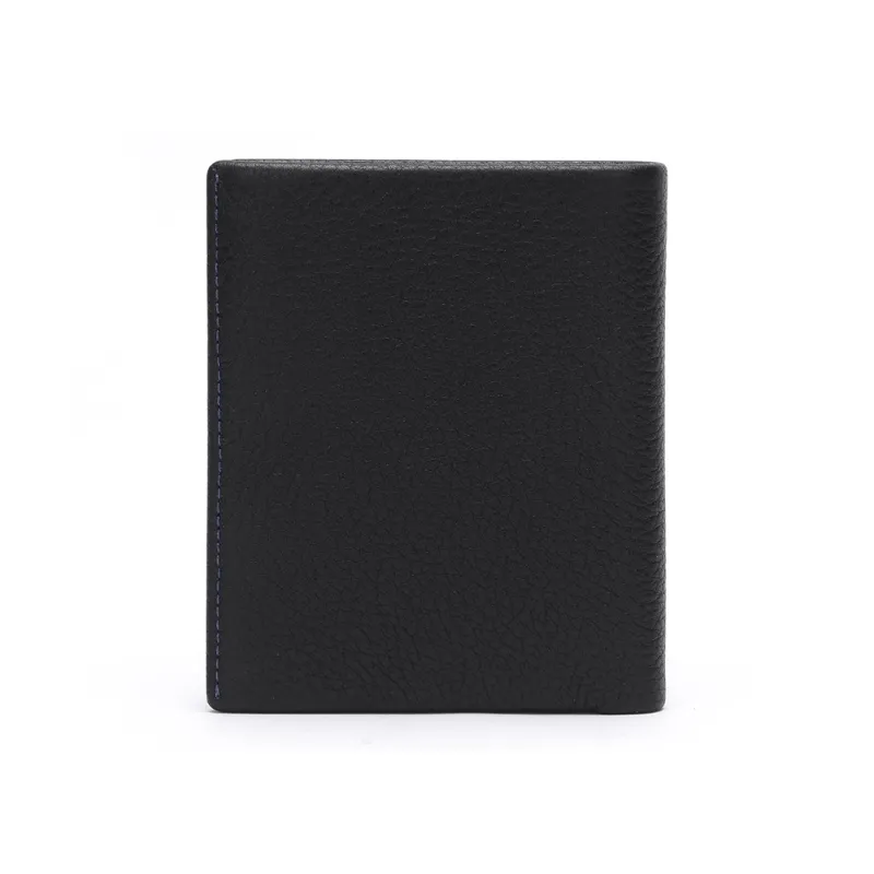Satchi Cow Leather Wallet Regular Men's Black-2