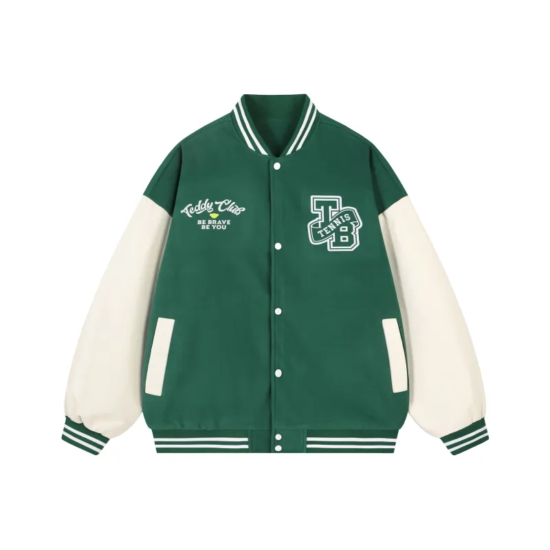 Teddy Bear Collection Baseball Jacket Coat Unisex-2