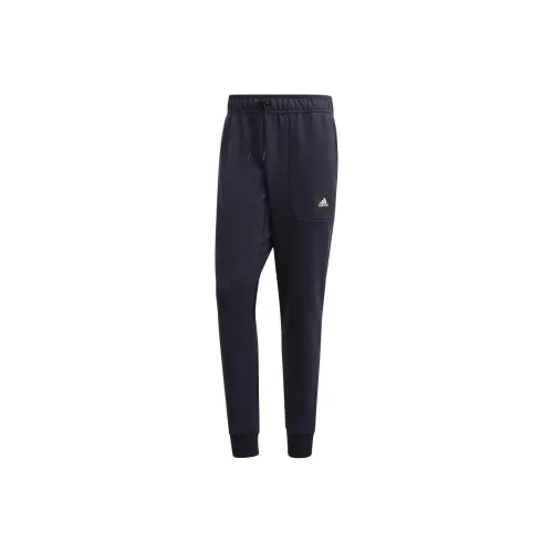 Adidas MUST HAVES MUST HAVES STADIUM TRACKSUIT BOTTOMS Knitted Sports Pants Men's Black