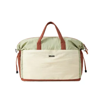 MR.ACE HOMME Fabric Handbag Travel Bag Unisex Matcha Brown/Cloud Smoke Purple/Gray Cyan Orange