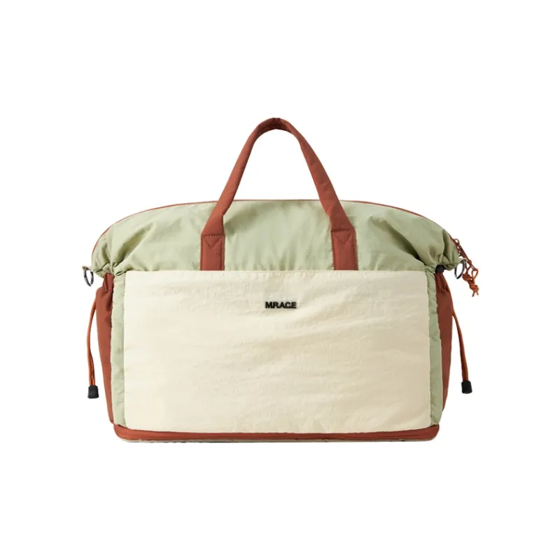 MR.ACE HOMME Fabric Handbag Travel Bag Unisex Matcha Brown/Cloud Smoke Purple/Gray Cyan Orange-0