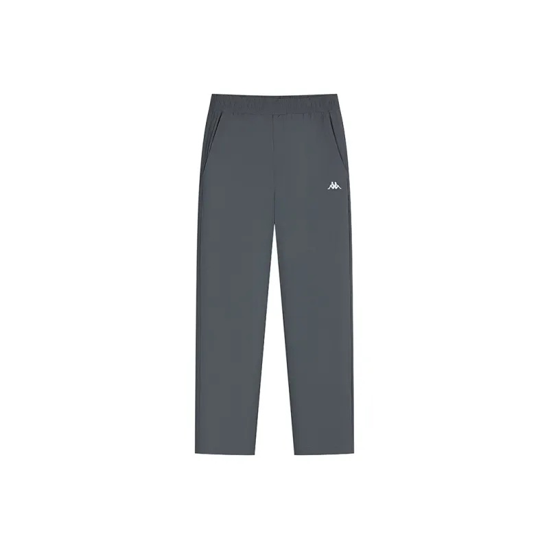 Kappa Knitted Sports Pants Men's Gray Green-0