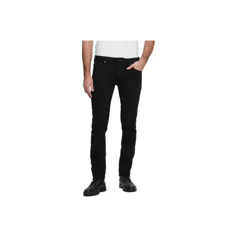GUESS Ecological Tapered Jeans Jeans Men's Black-0