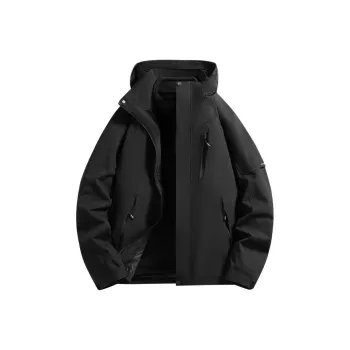 Yalu Diagonal Zipper Breathable Water Resistant Windproof Windbreaker Jacket Unisex
