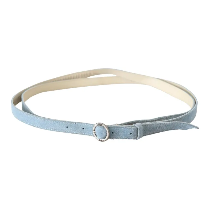 COSTUME NATIONAL Leather Belts Unisex Sky Blue -0