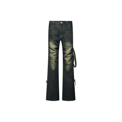 COOLALPACA Vibe Style Loose Fit Bootcut Jeans Unisex