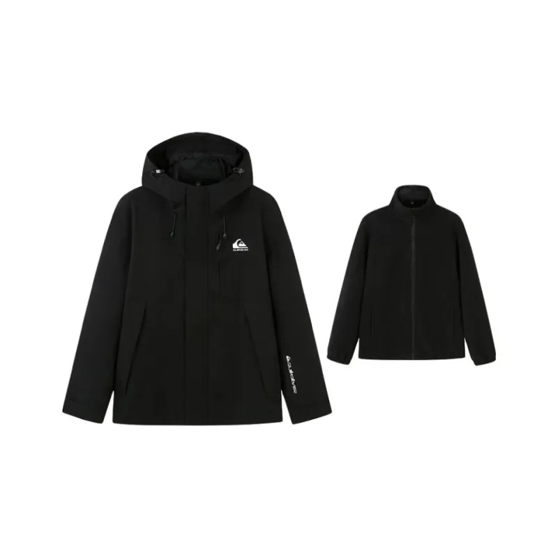 Quiksilver Hiking Cold-Resistant Rainproof Windbreaker Jacket Unisex-3