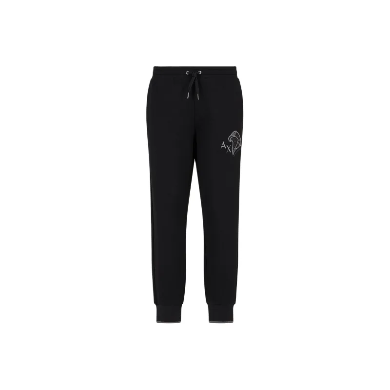 ARMANI EXCHANGE SS24 Knitted Sweatpants Men's Black-0