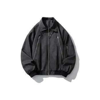 YooMore Leather Jackets Unisex