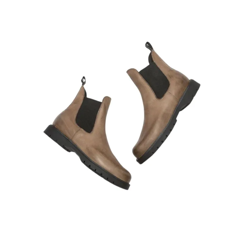 KLEMAN CLEON MANUFACTURE TONNANT VGT Chelsea Boots 2.5cm Men's Taupe-4