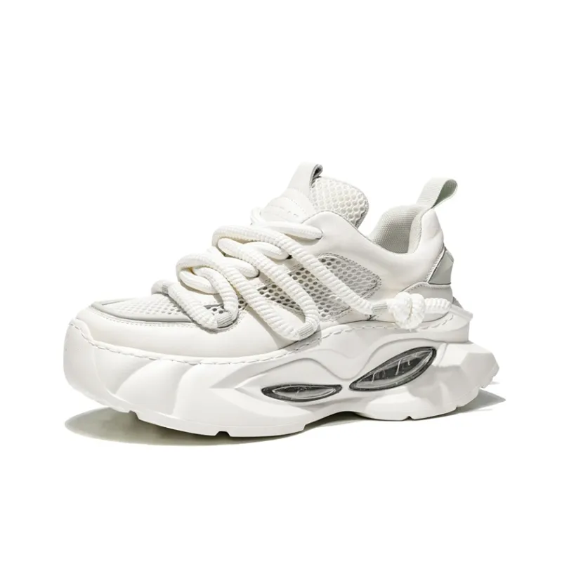 MOERBAI Lava Series Breathable Height Increase Low Top Casual Shoes Men's-1