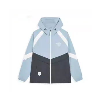 XTEP Sports Life Collection Basketball Collection Trench Coat Men's Smoke Blue/Horn Gray/Mountain Moon White