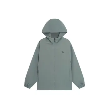 PEAK Sports Life Collection Trench Coat Men's Soft Resin Green