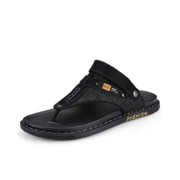 Shiozawa Rubber Sole Stitching Slip Resistant Flip Flops Men's