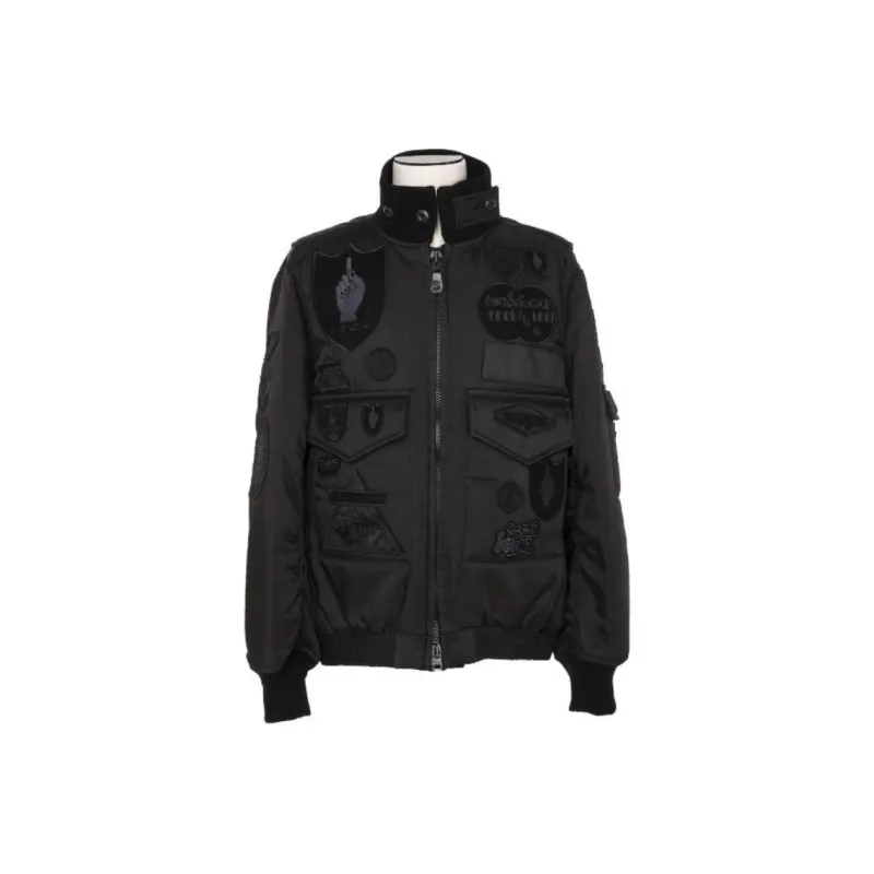 Sacai SPIEWAK Collaboration Puffer Jackets Unisex Black-0