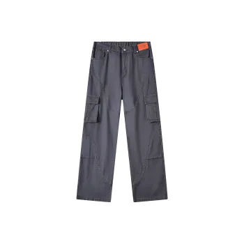 GEOFFREY B. SMALL Cargo Pants Unisex Washed Gray