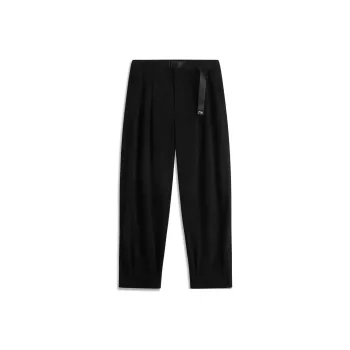 LiNing Sports Life Collection Knitted Sports Pants Men Black