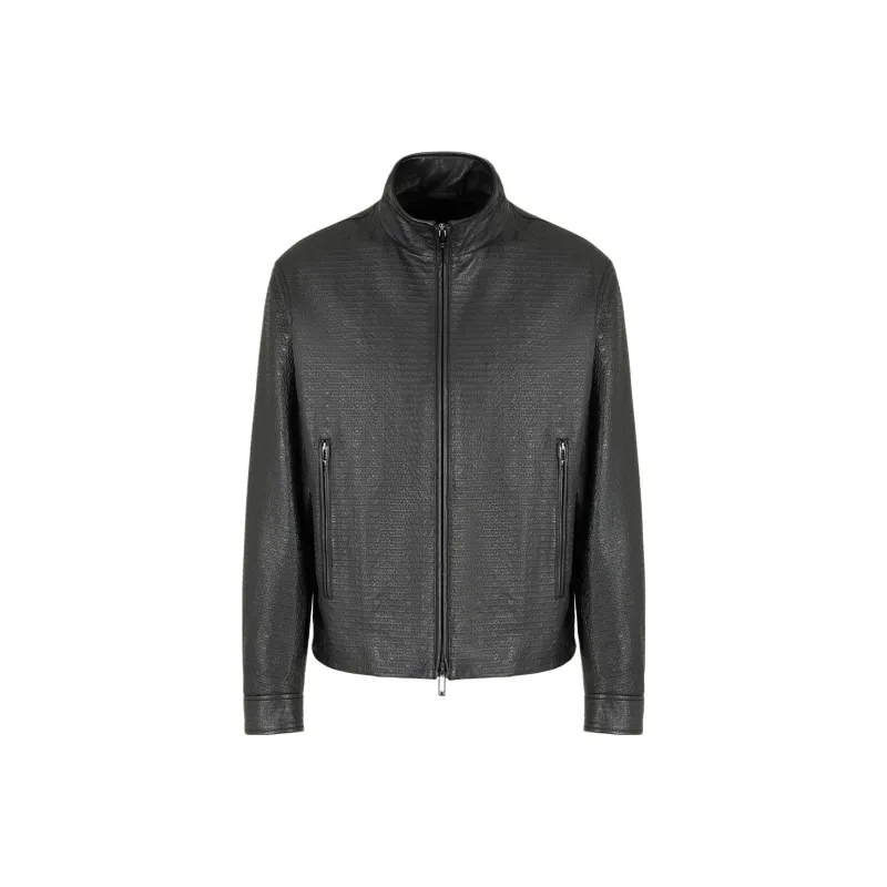 EMPORIO ARMANI Logo debossed Jacket-0