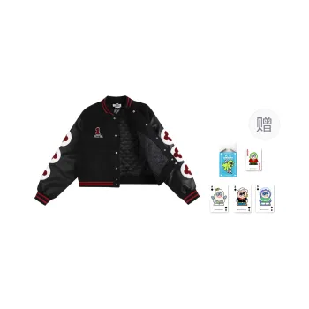 CHOSEN1 CH Baseball Jacket Unisex Wine Color Scheme