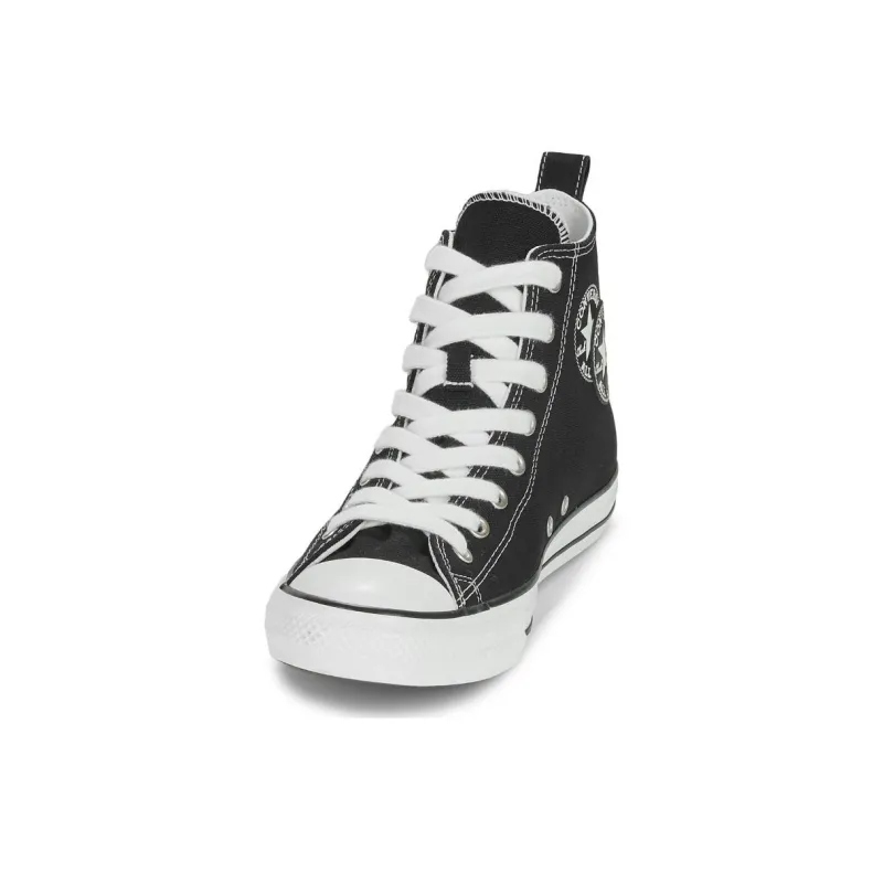 Converse All Star Anti Slip Wear Resistant High Top Canvas Shoes Men's Black-3