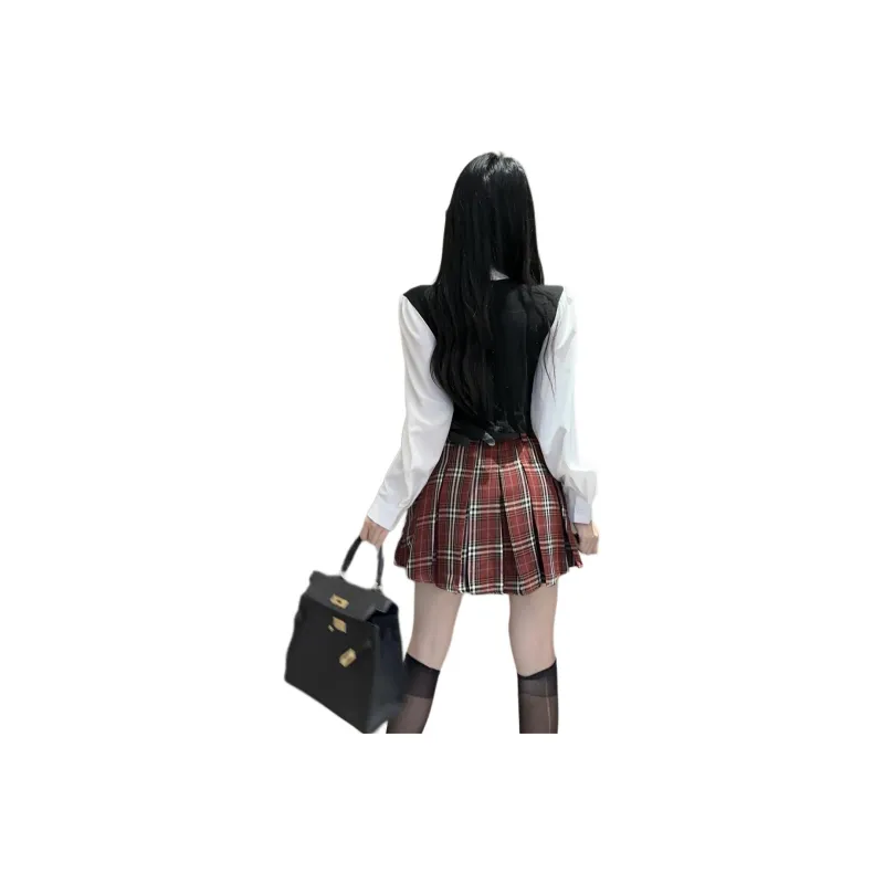 Mu Xiao Xin Two Piece Skirt Sets Women's-1