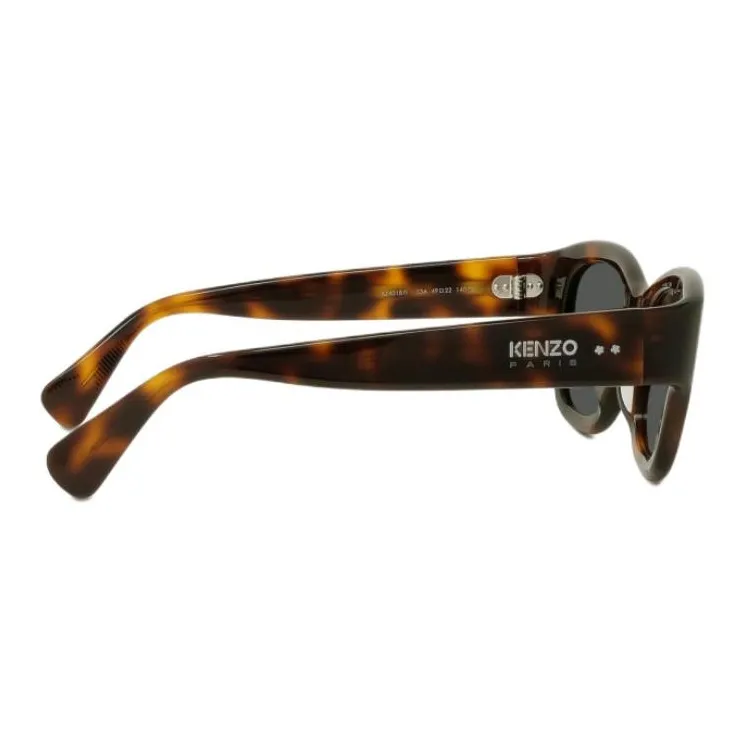 KENZO Oval Sunglasses Men's Brown-2