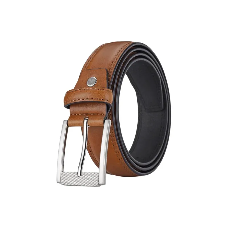 JEANSWEST PU Leather Belts Men's 3.5CM-3