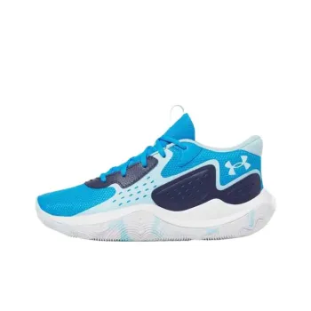 Under Armour Jet '23 Cushioning, Slip Resistant, And Abrasion Resistant Low Top Basketball Shoes Unisex Blue