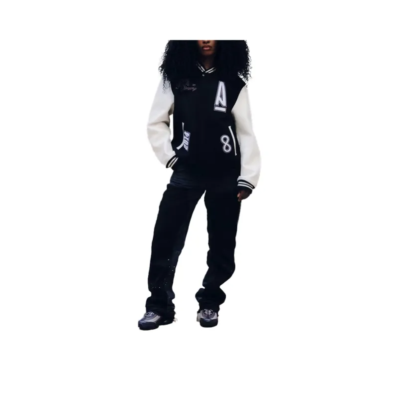 Nike x A Ma Maniére FW24 Baseball Jacket Unisex Black-0